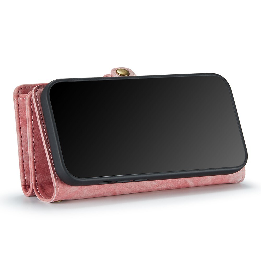 Multi-slot Mobiltaske iPhone 7 Plus/iPhone 8 Plus Lyserød