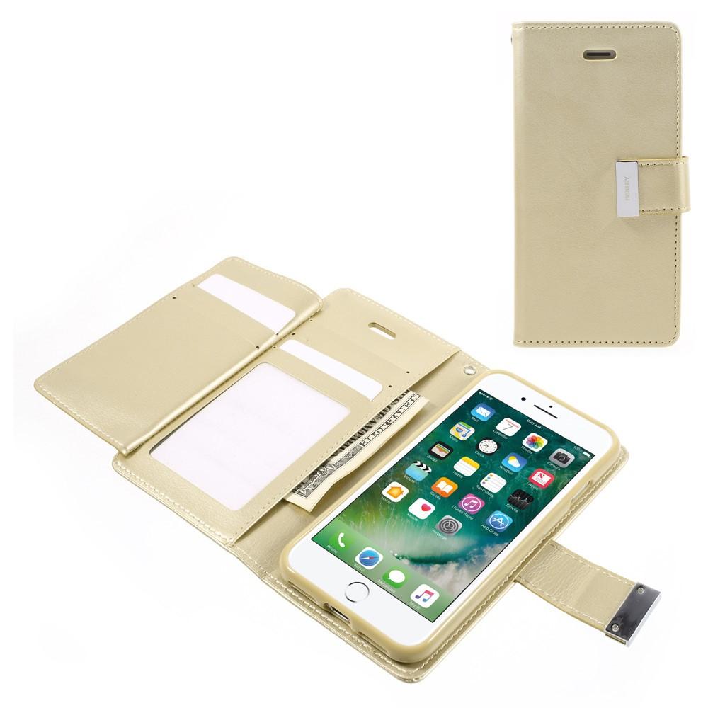 Rich Diary Case Apple iPhone 7/8/SE guld