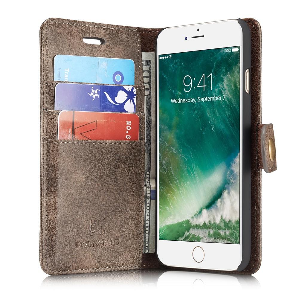 Magnet Wallet iPhone 7/8/SE Brown