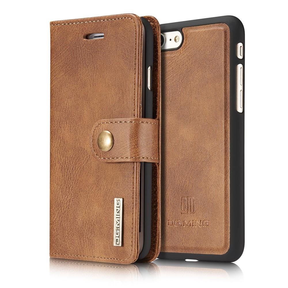 Magnet Wallet iPhone 7 Cognac
