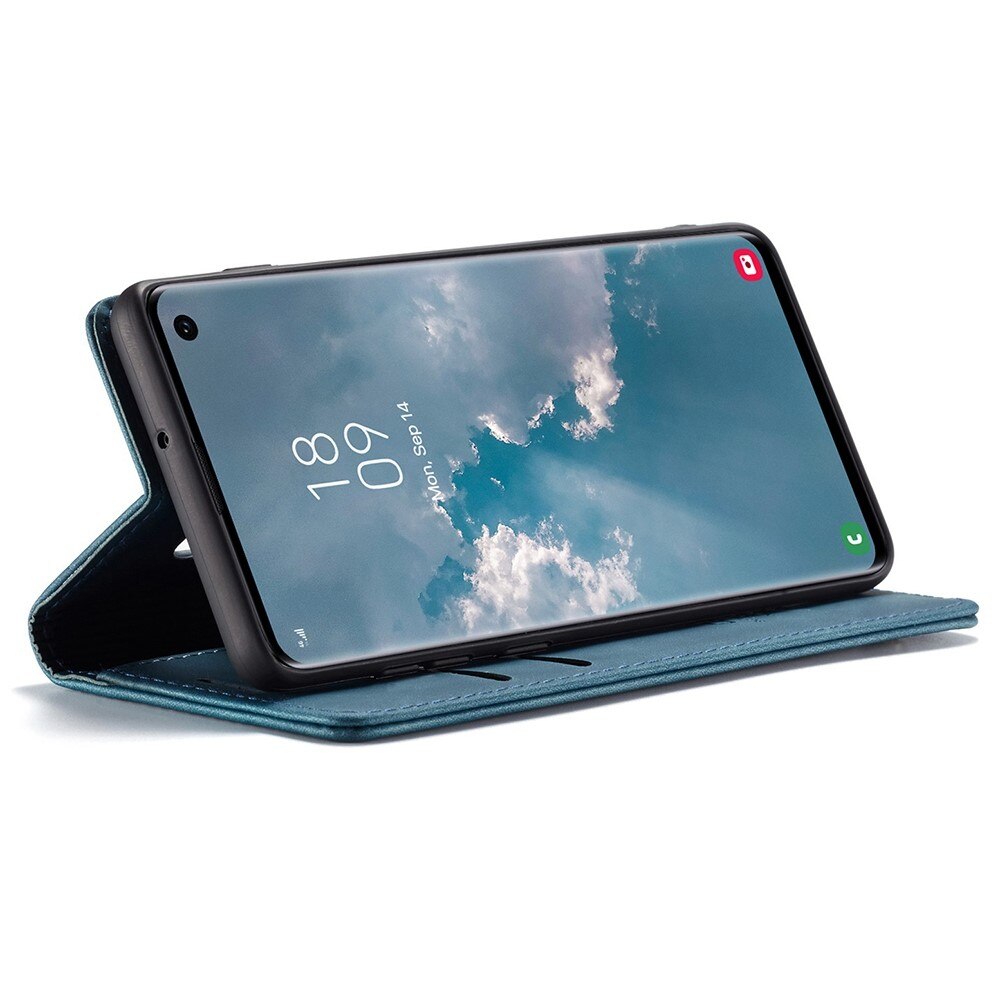 Slim Pung Etui Samsung Galaxy S10 Blå