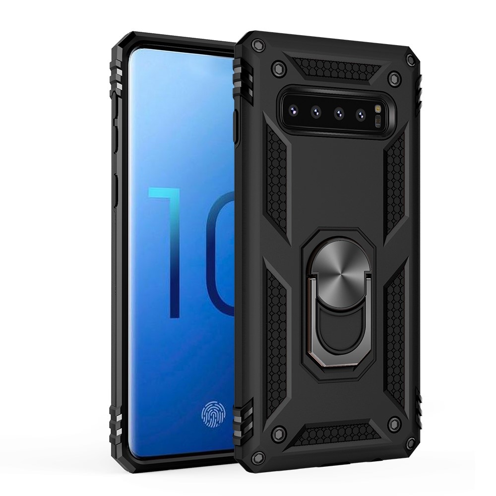 Hybridcover Tech Ring Samsung Galaxy S10 sort