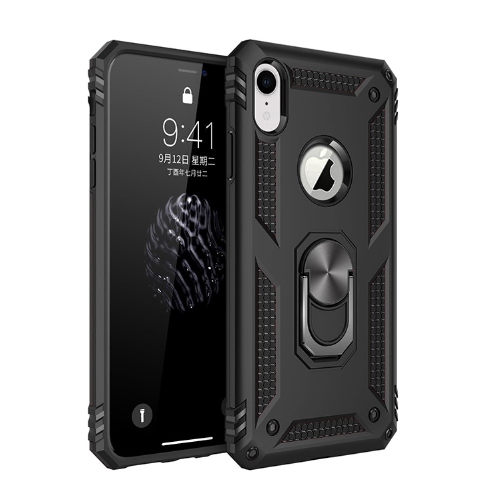 Hybridcover Tech Ring iPhone XR sort
