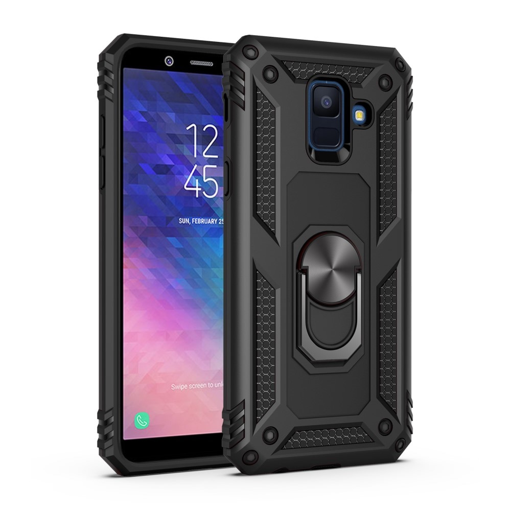 Hybridcover Tech Ring Samsung Galaxy A6 2018 sort