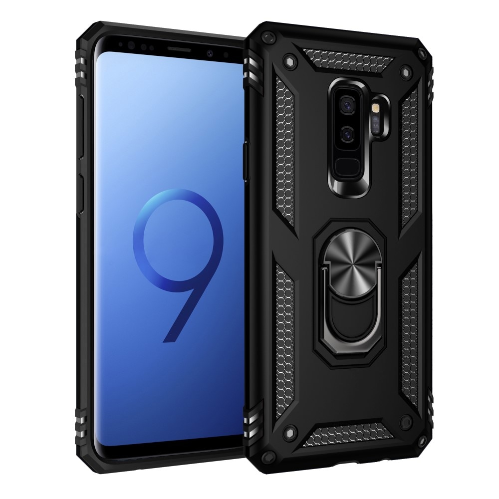 Hybridcover Tech Ring Samsung Galaxy S9 Plus sort