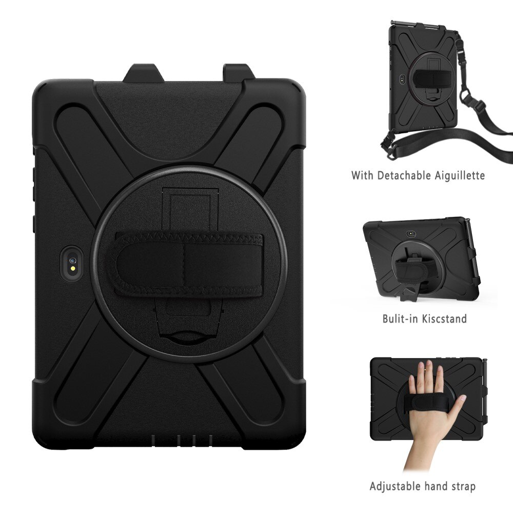 Stødsikker Hybridcover Samsung Galaxy Tab Active4 Pro sort