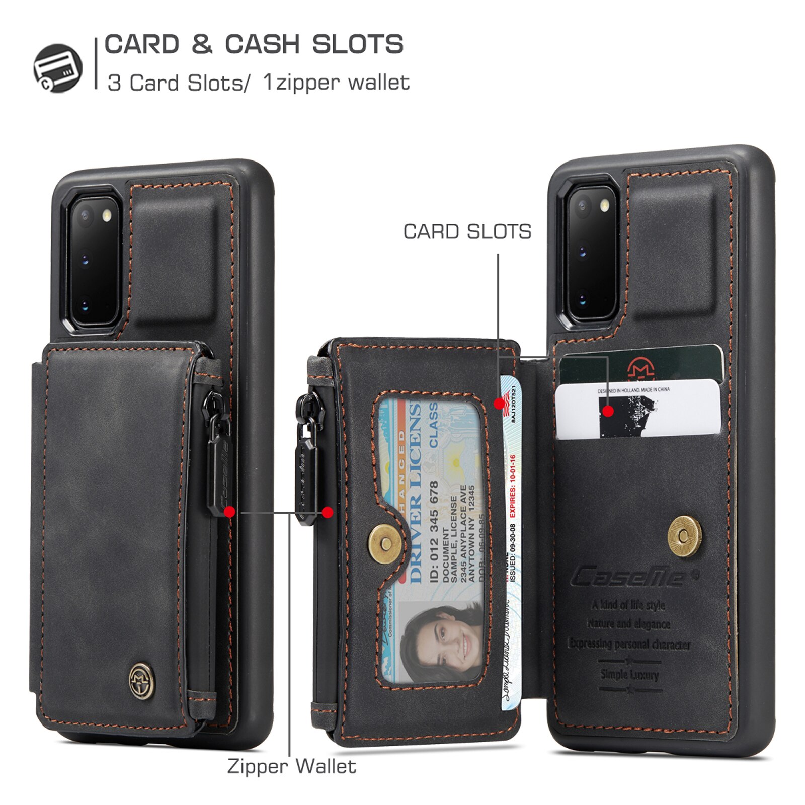 Multi-slot Cover Samsung Galaxy S20 sort