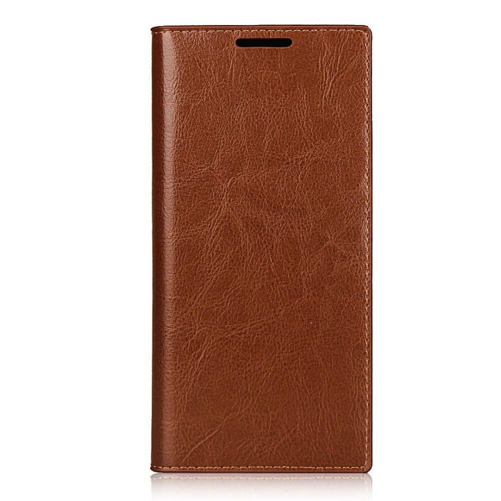 Mobiltaske Ægte Læder Samsung Galaxy Note 20 Ultra brun