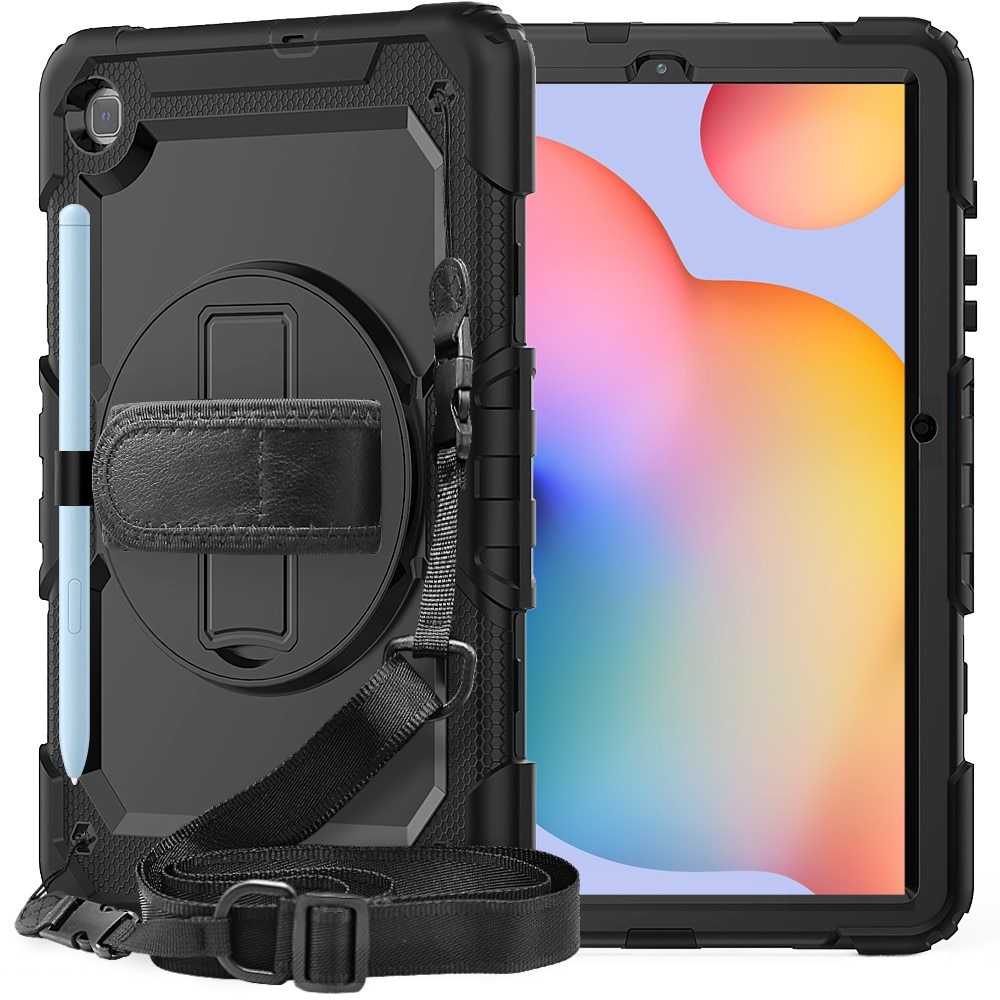 Stødsikker Full Protection Hybridcover Samsung Galaxy Tab S6 Lite 10.4 sort