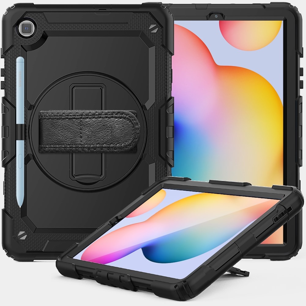 Stødsikker Full Protection Hybridcover Samsung Galaxy Tab S6 Lite 10.4 sort