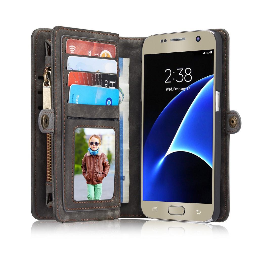 Multi-slot Mobiltaske Samsung Galaxy S7 Grå