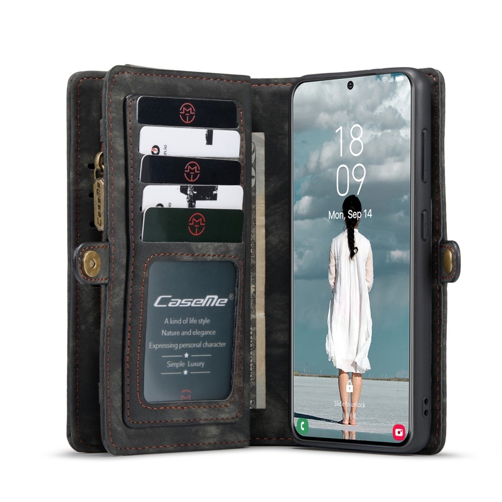 Multi-slot Mobiltaske Galaxy S21 FE grå