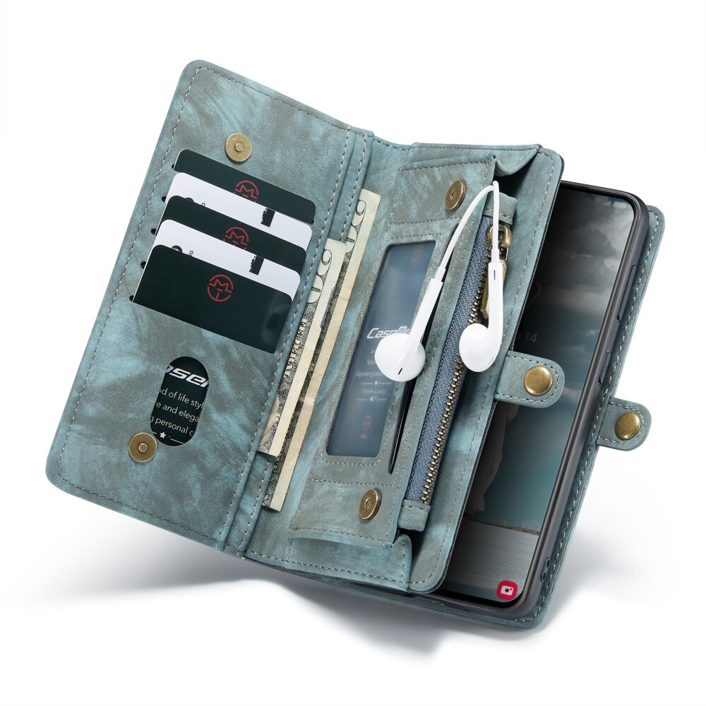 Multi-slot Mobiltaske Samsung Galaxy S21 FE Blå