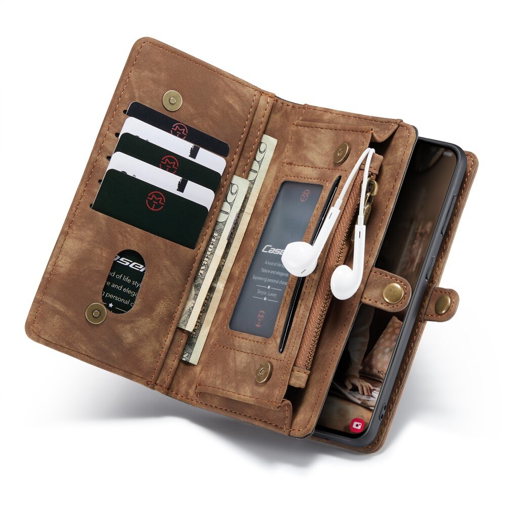 Multi-slot Mobiltaske Samsung Galaxy S21 FE Brun