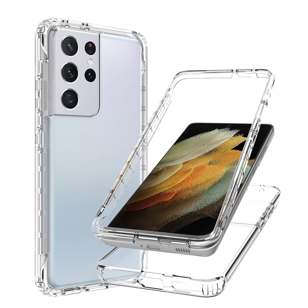 Full Cover Case Samsung Galaxy S21 Ultra Gennemsigtig