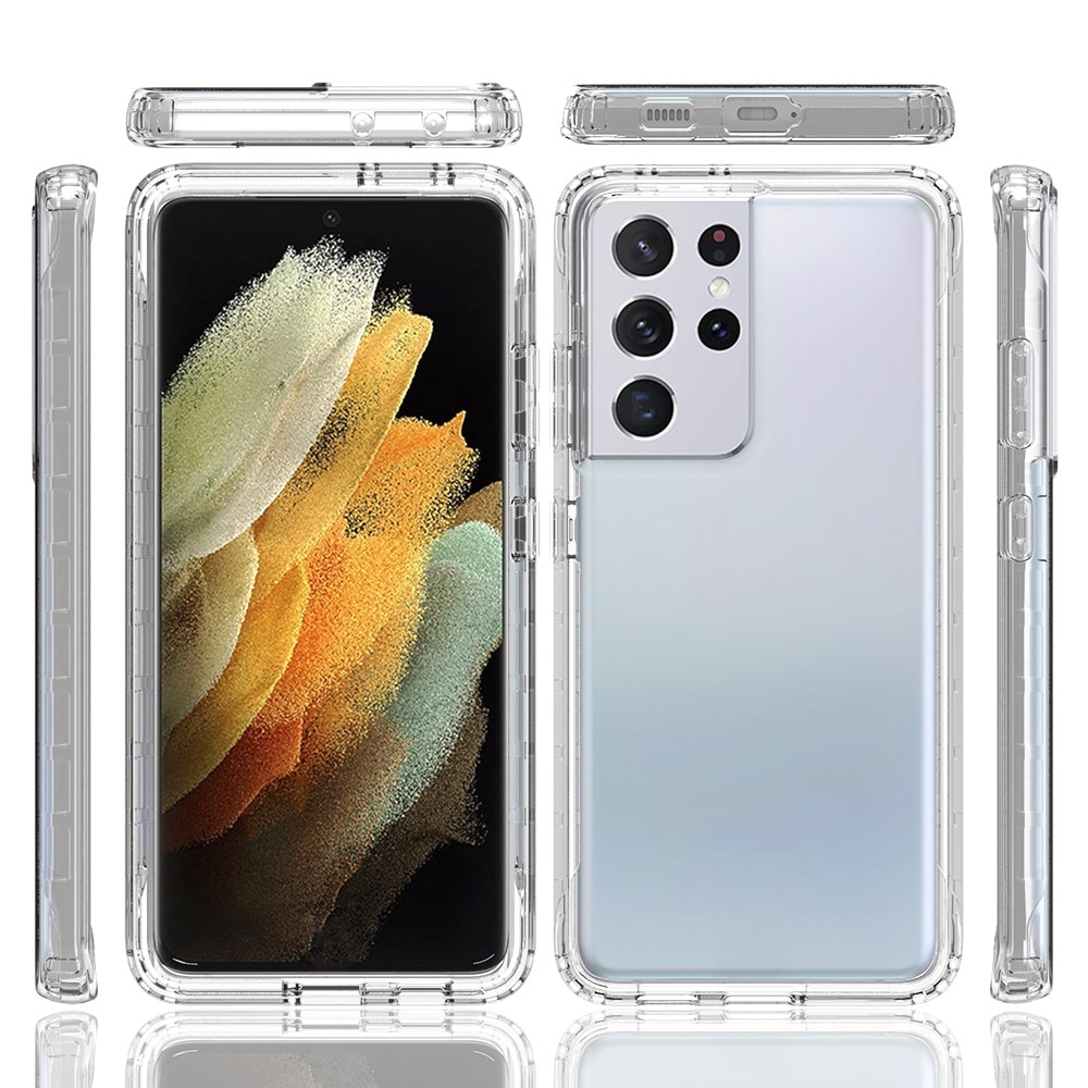 Full Cover Case Samsung Galaxy S21 Ultra gennemsigtig