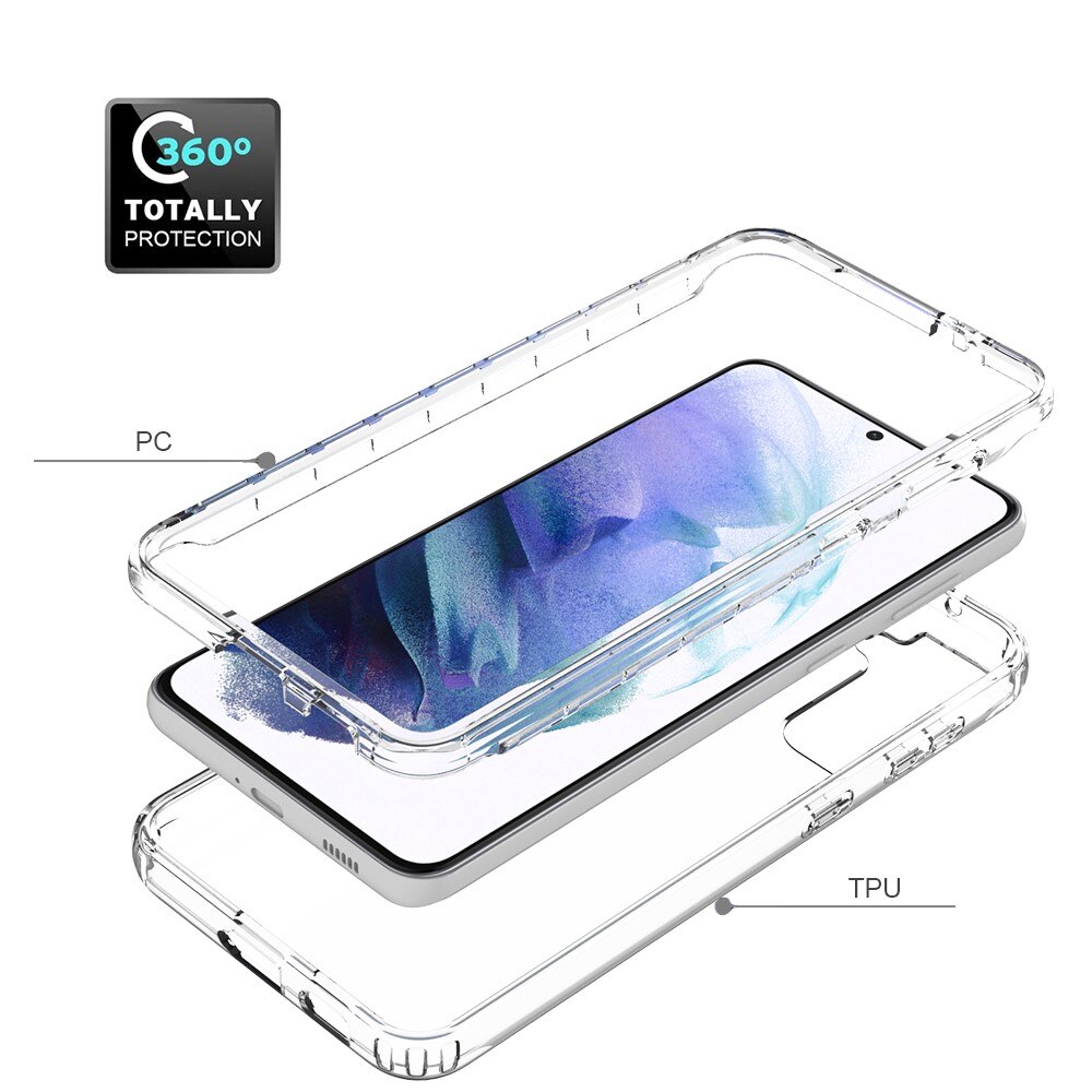 Full Cover Case Samsung Galaxy S21 Plus Gennemsigtig