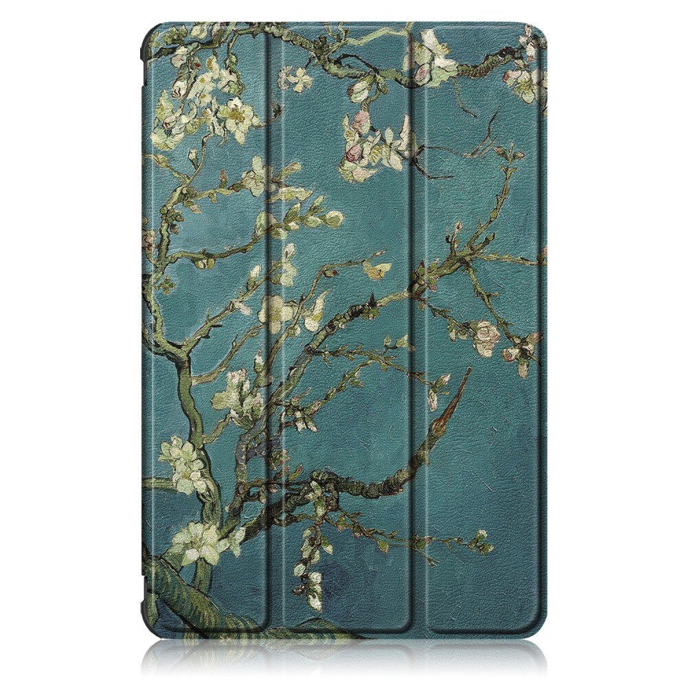 Etui Tri-fold Samsung Galaxy Tab S7 FE - Kirsebærblomster