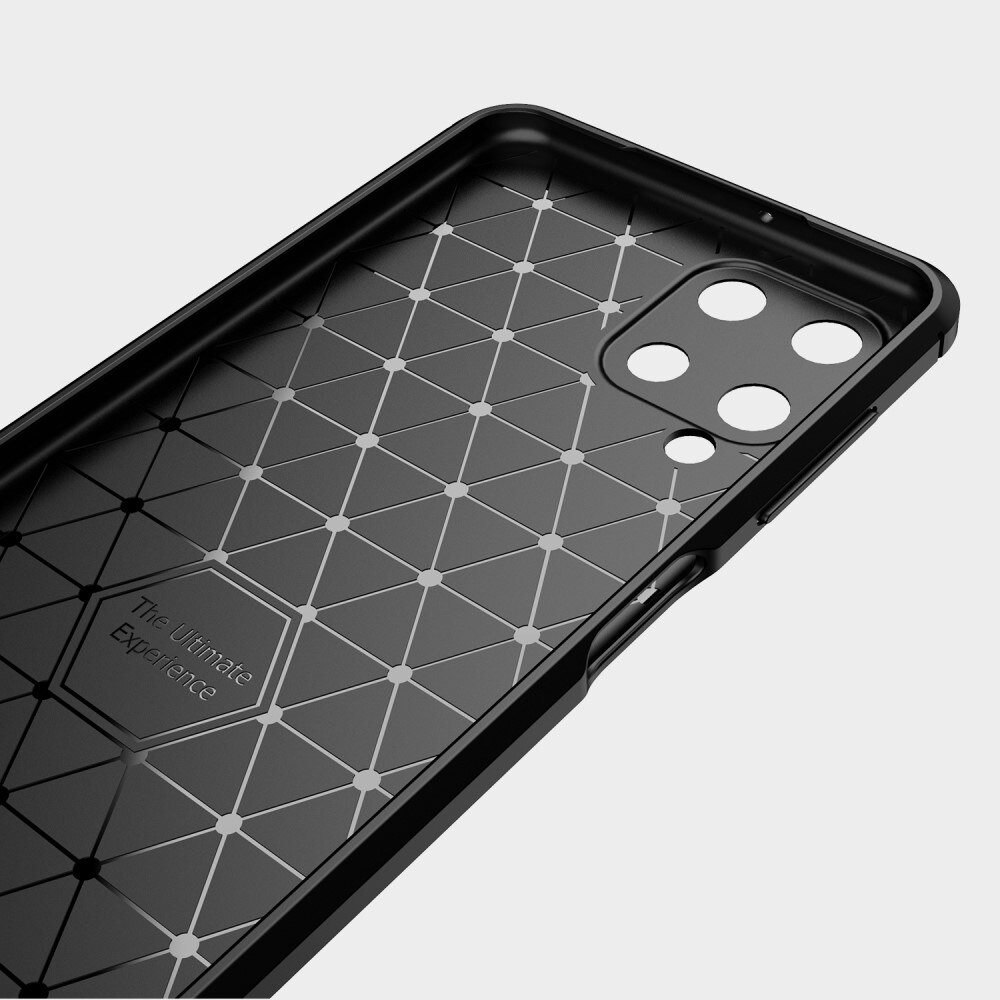 Samsung Galaxy A22 4G Cover TPU Brushed Sort