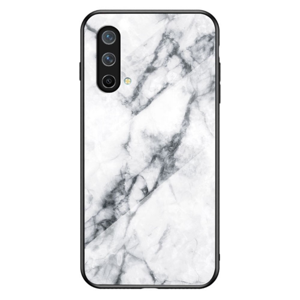 Cover Hærdet Glas OnePlus Nord CE 5G hvid marmor