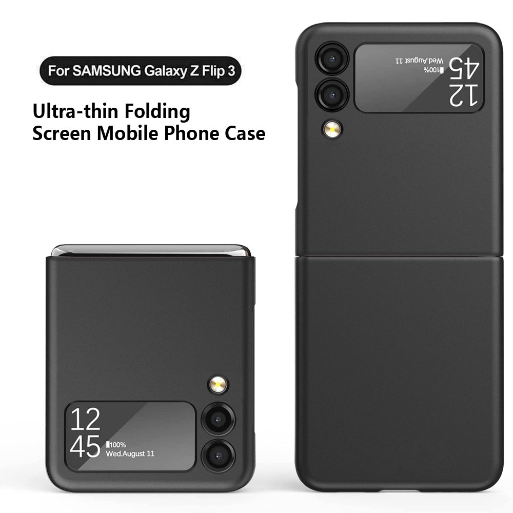 Hard Case Rubberized Samsung Galaxy Z Flip 3 sølv