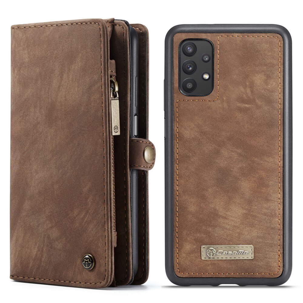 Multi-slot Mobiltaske Samsung Galaxy A32 5G Brun