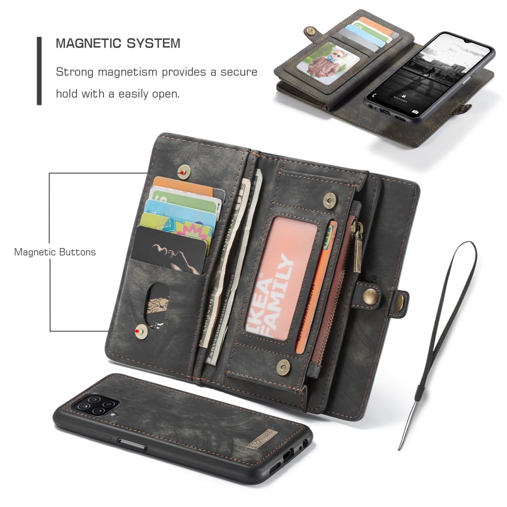 Multi-slot Mobiltaske Samsung Galaxy A12 5G Grå