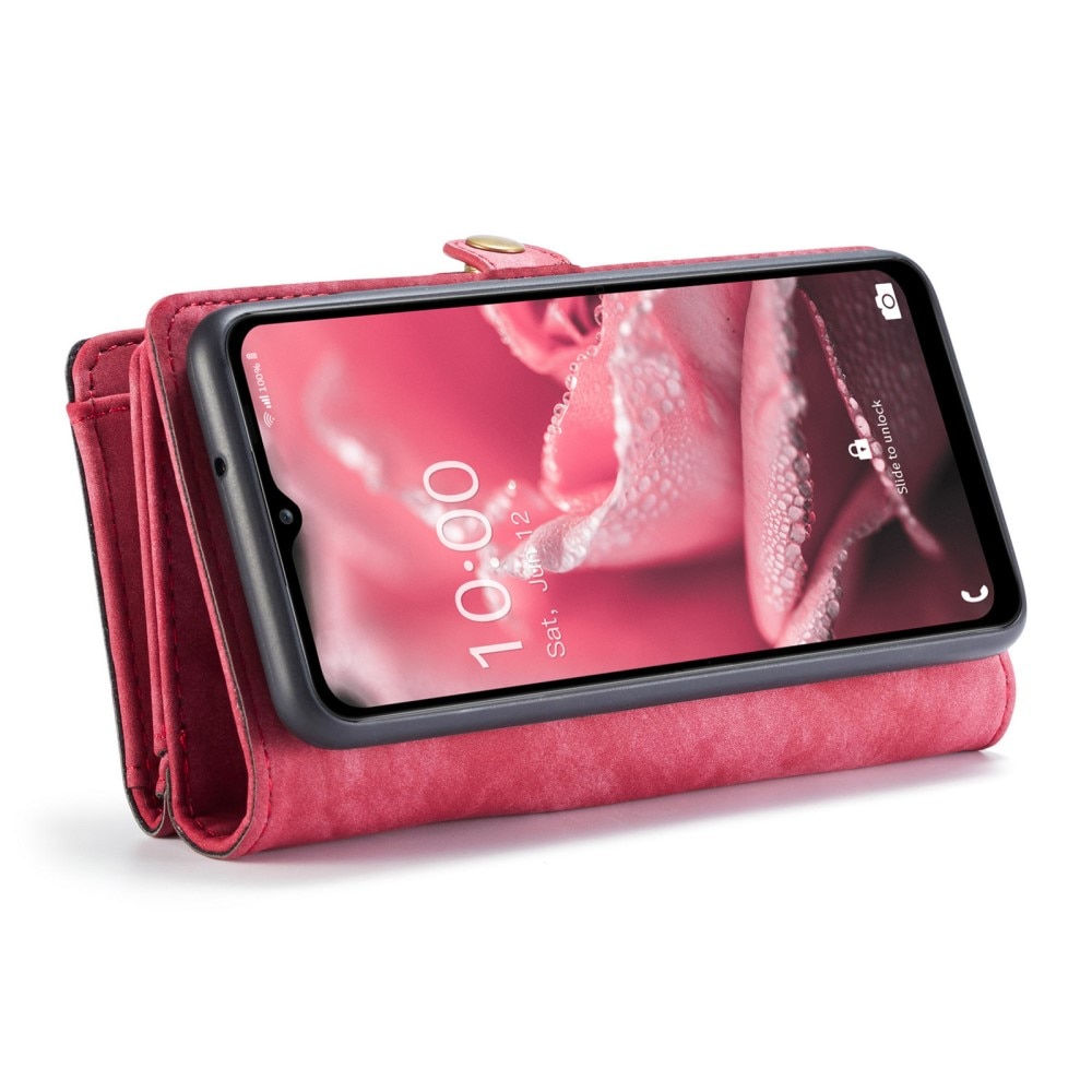 Multi-slot Mobiltaske Samsung Galaxy A12 rød