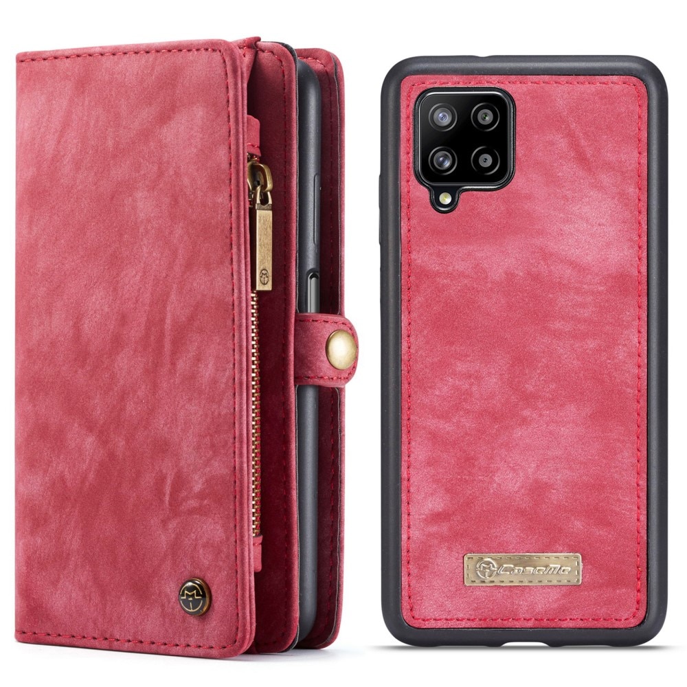 Multi-slot Mobiltaske Samsung Galaxy A12 rød