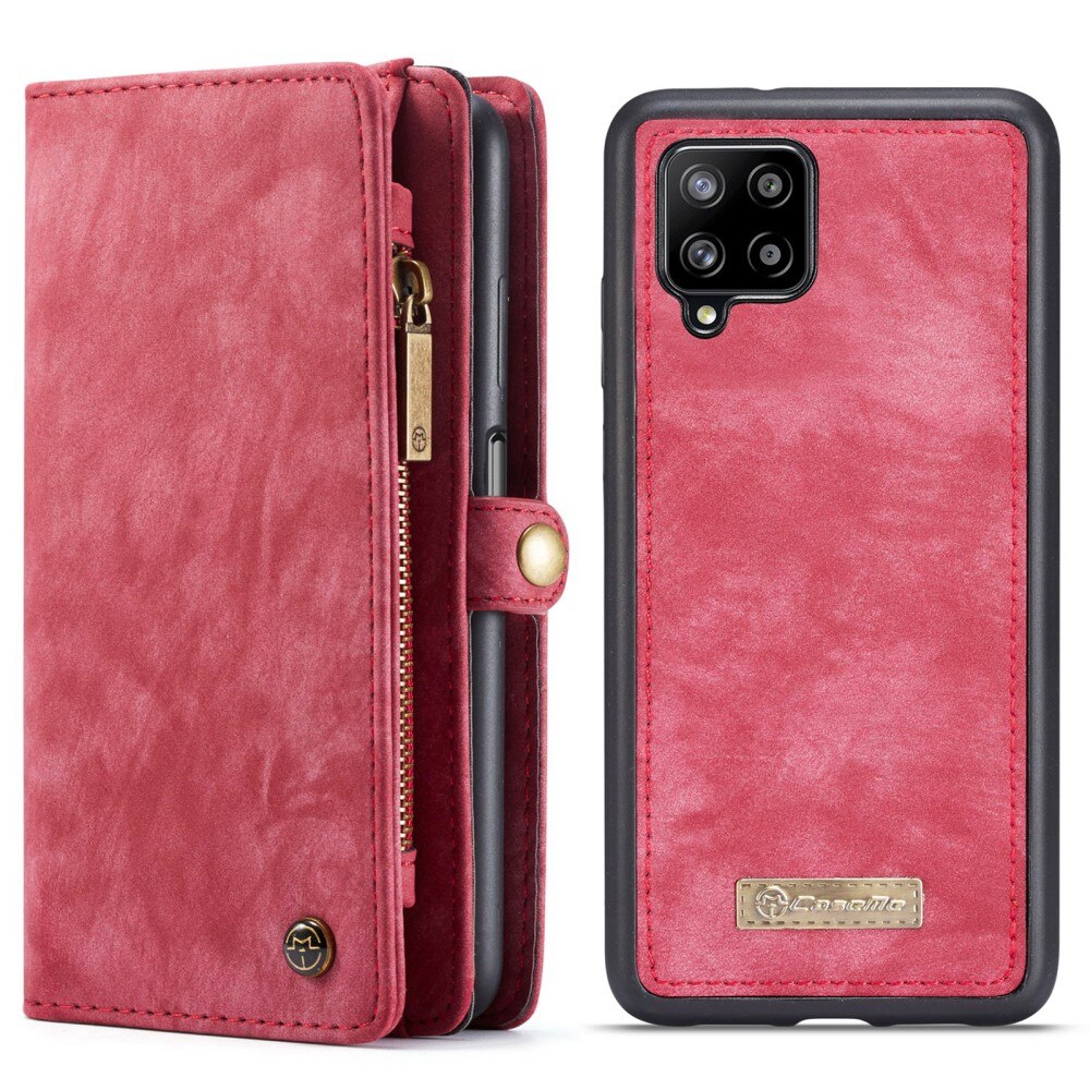 Multi-slot Mobiltaske Samsung Galaxy A12 5G Rød