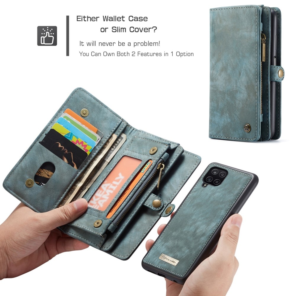 Multi-slot Mobiltaske Samsung Galaxy A12 5G Blå