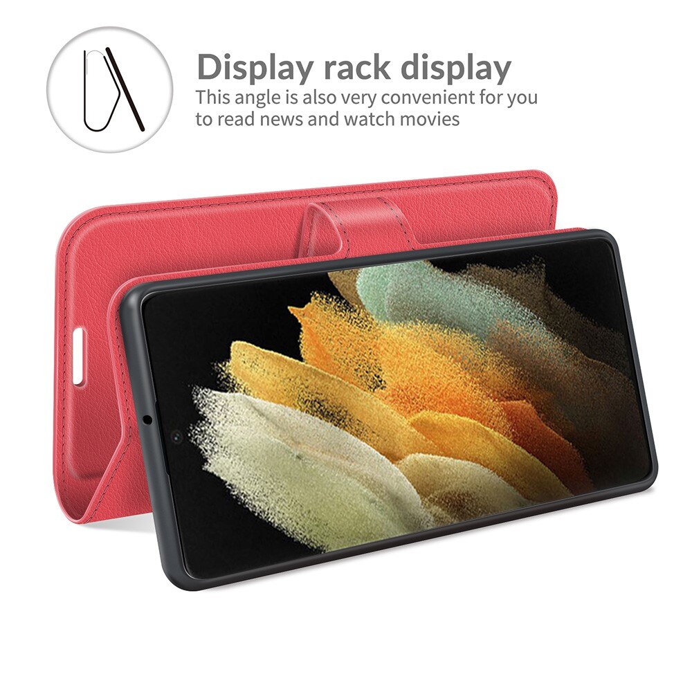 Mobiltaske Samsung Galaxy S22 Ultra Rød