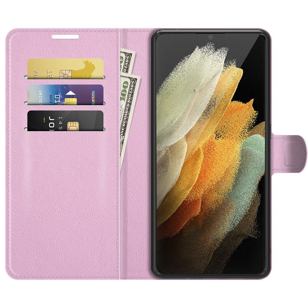 Mobiltaske Samsung Galaxy S22 Ultra Lyserød