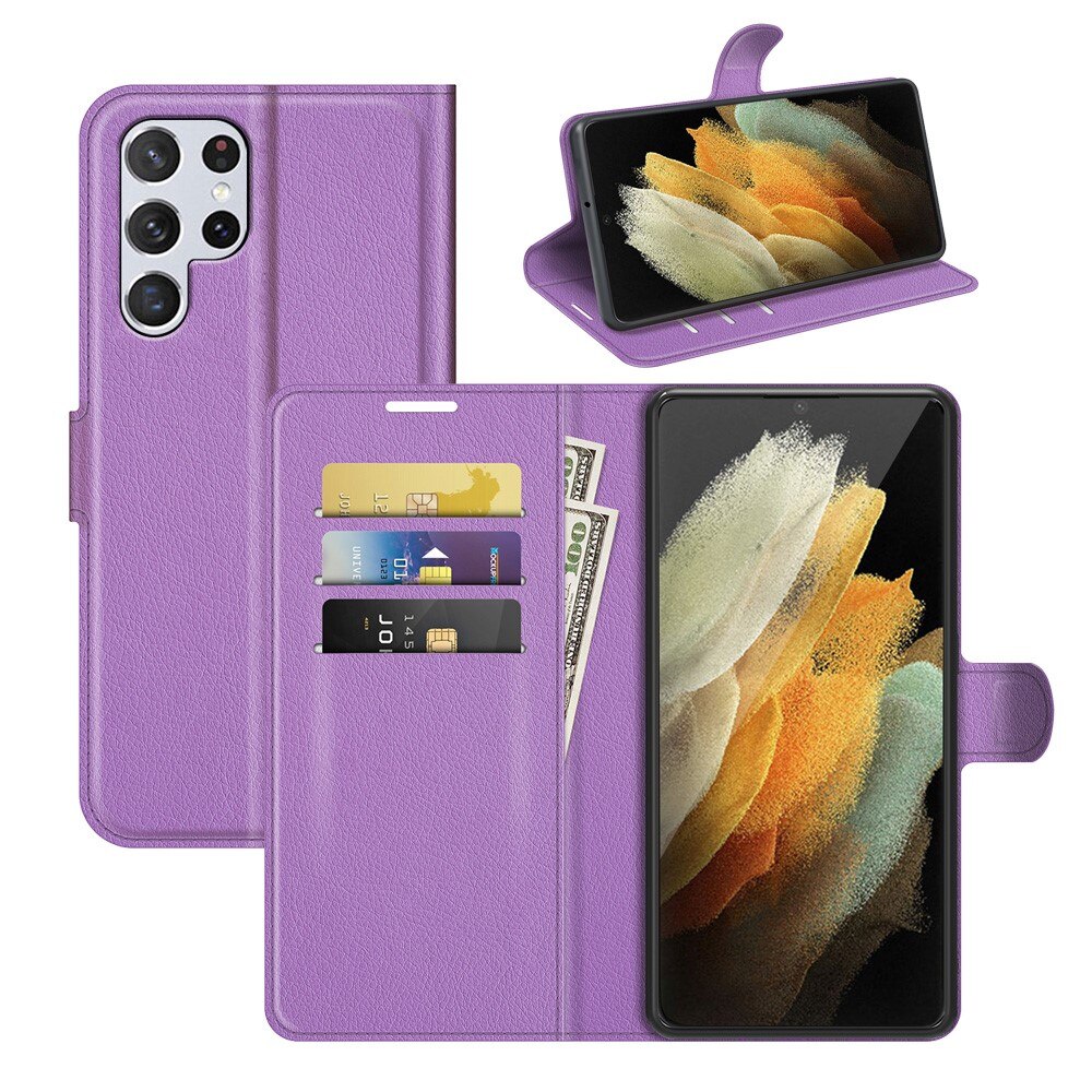 Mobiltaske Samsung Galaxy S22 Ultra Lilla