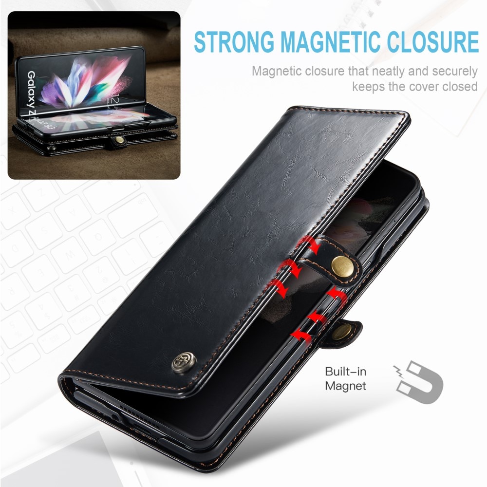 Leather Wallet Samsung Galaxy Z Fold 3 sort