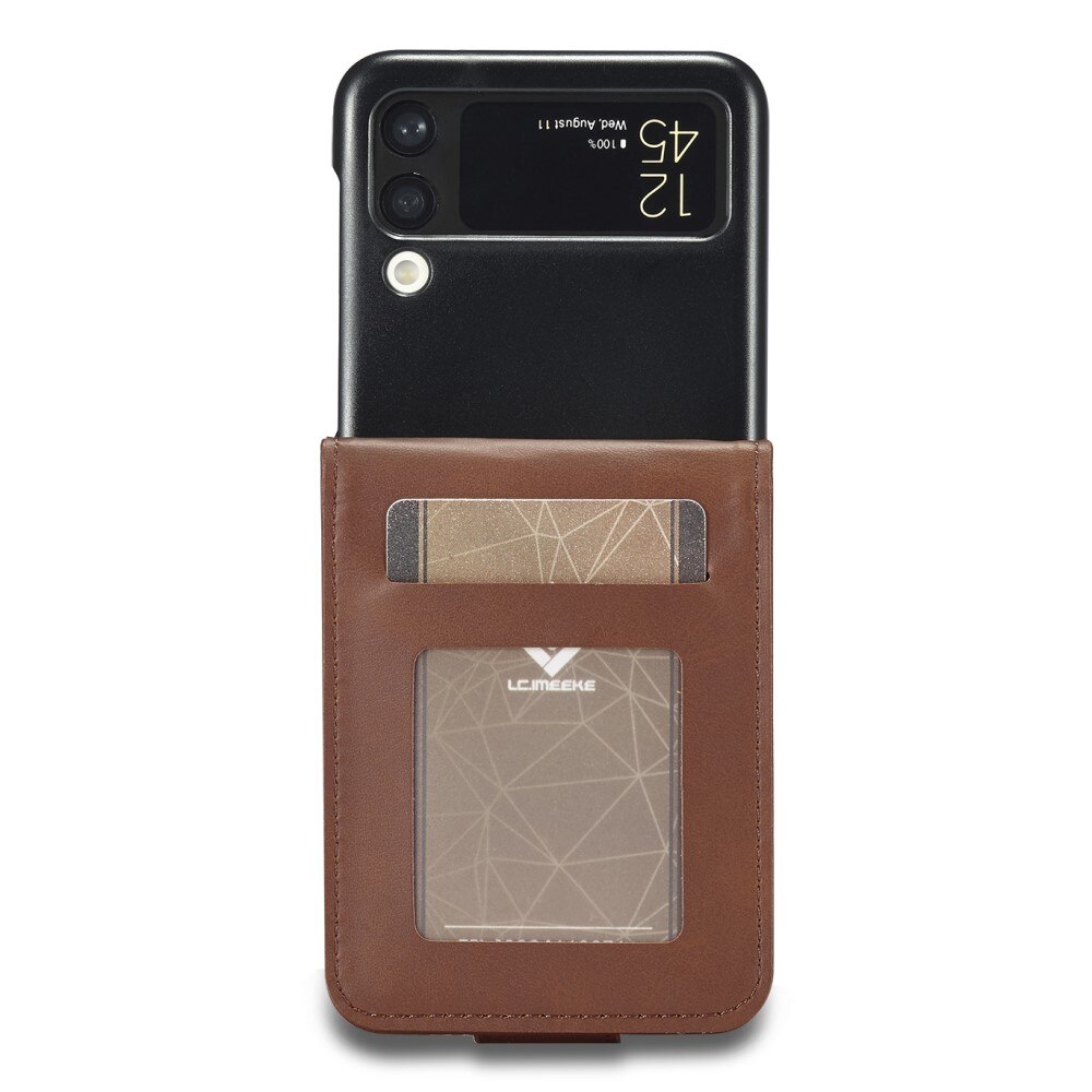 Tegnebogsetui Samsung Galaxy Z Flip 3 brun