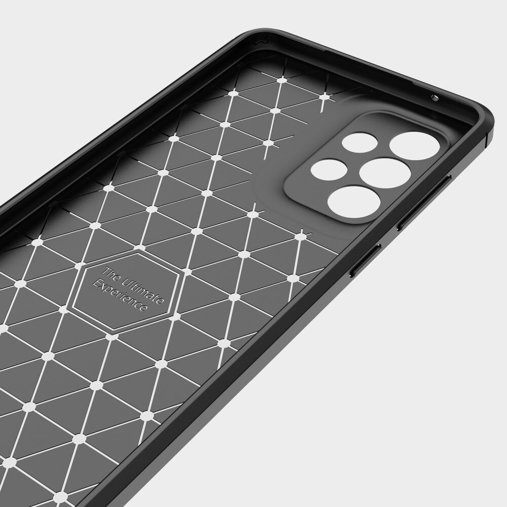 Samsung Galaxy A33 Cover TPU Brushed Sort