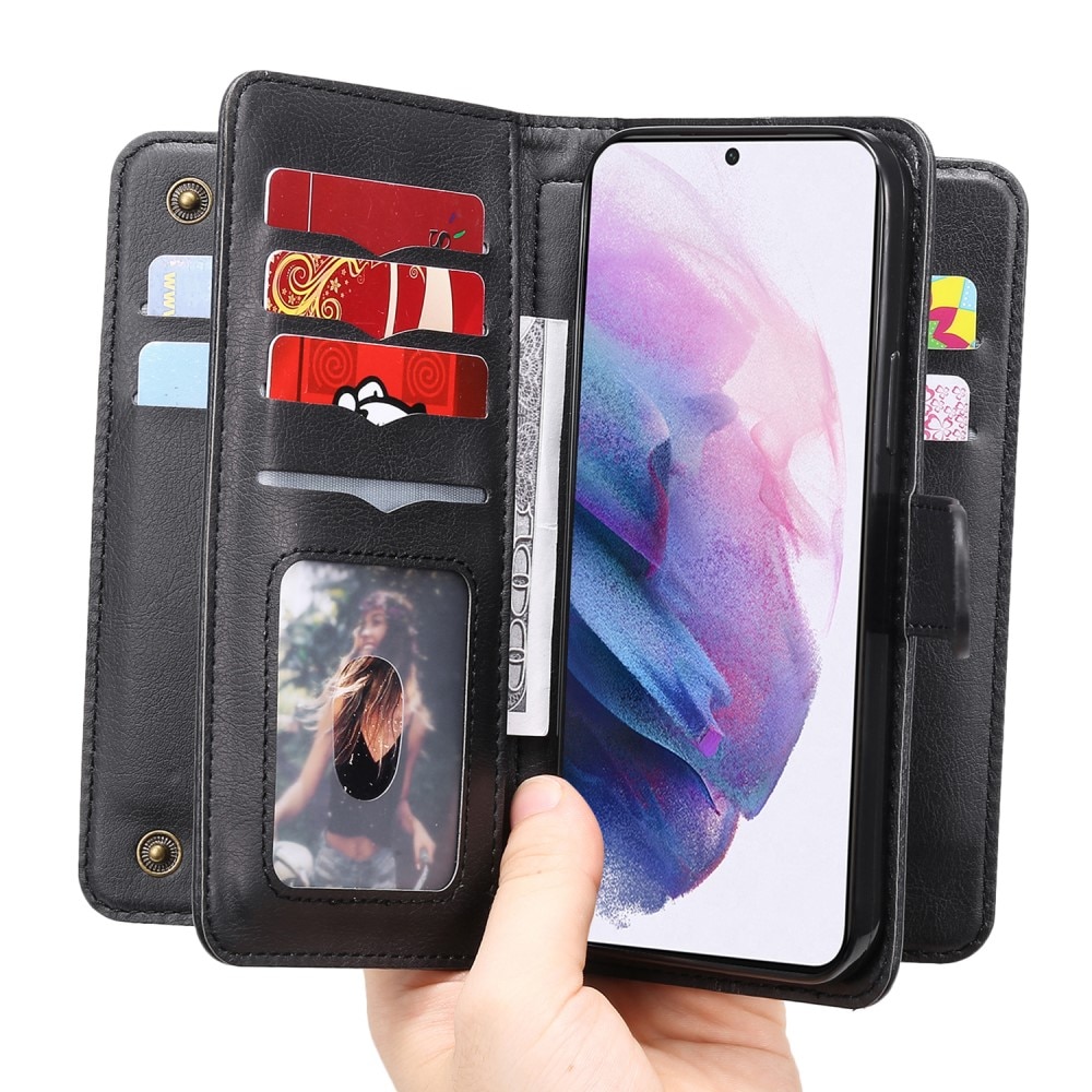 Mobiltaske Multi-slot Samsung Galaxy S22 sort