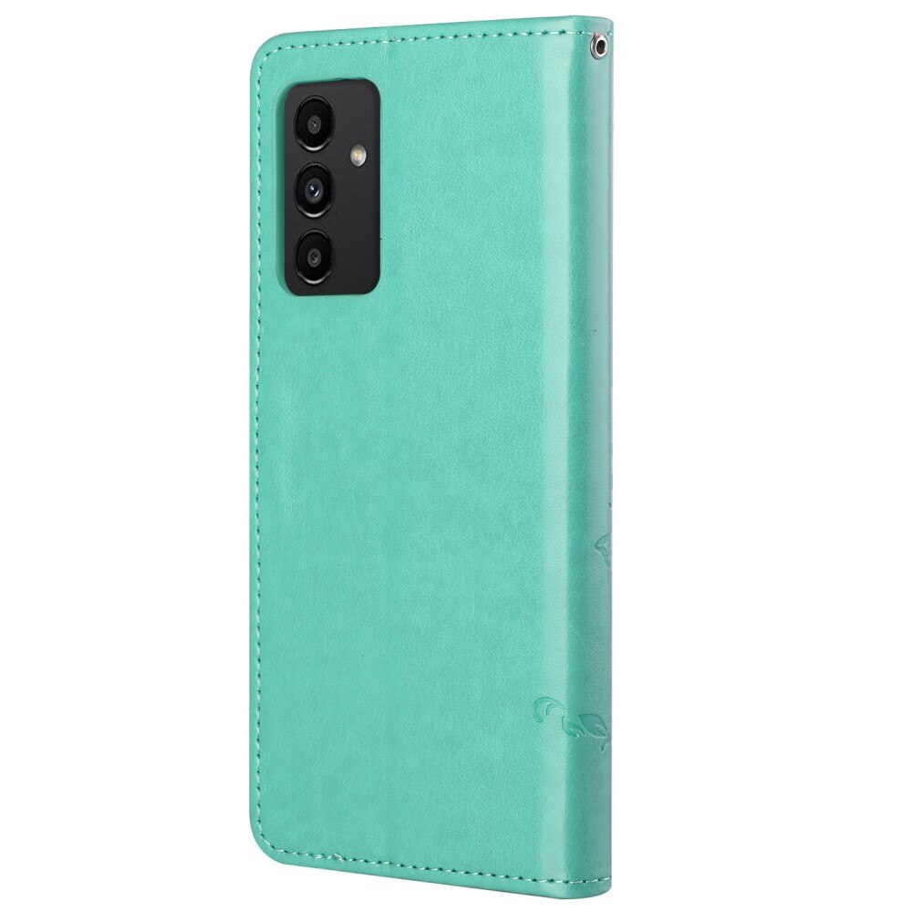 Læderetui Sommerfugle Samsung Galaxy A13 Grøn