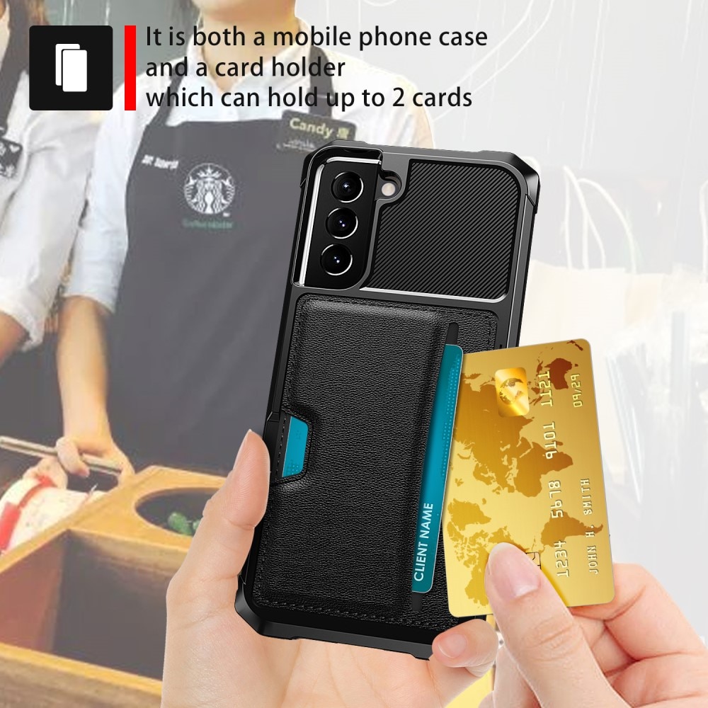 Tough Card Case  Samsung Galaxy S22 sort