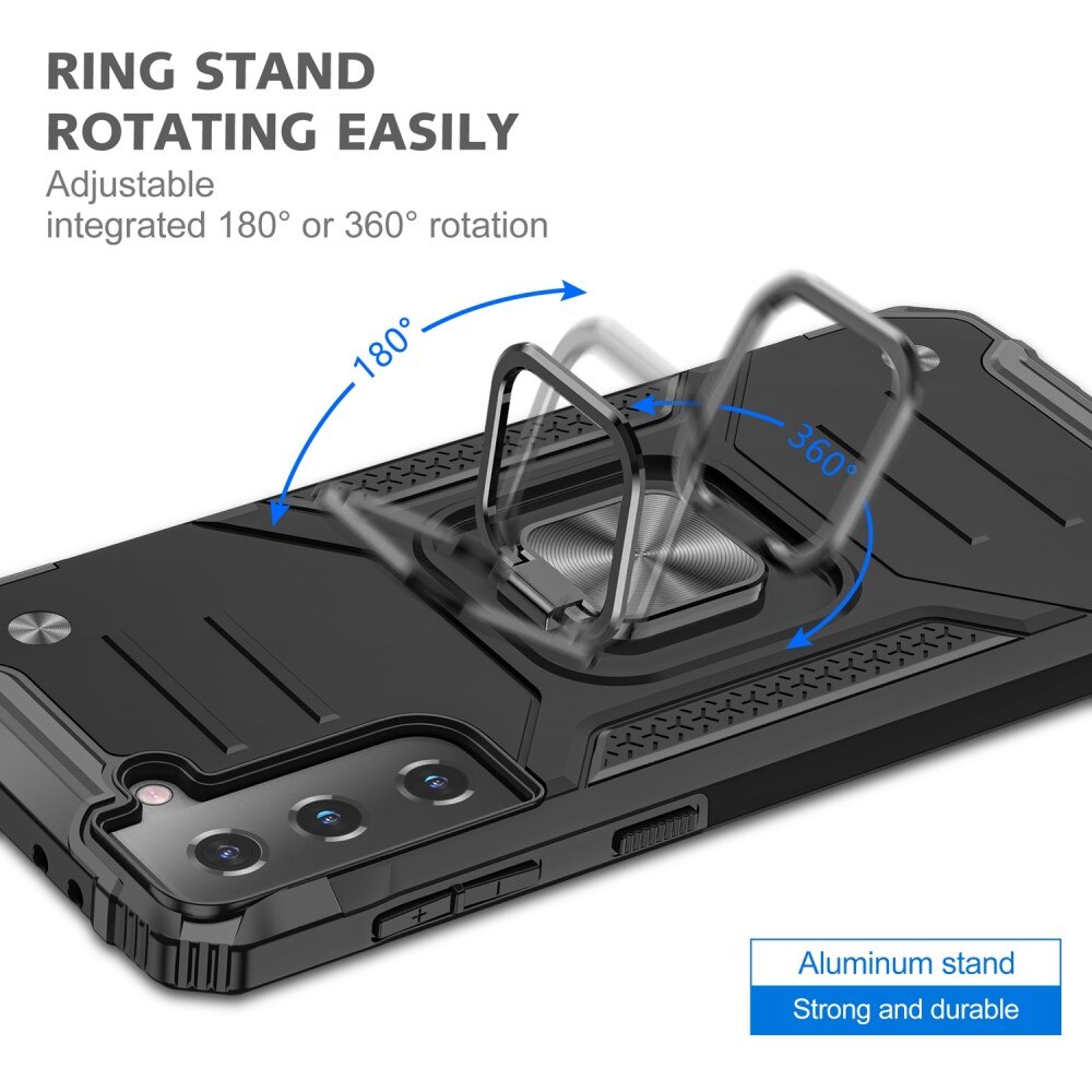 Hybridcover Tech Ring Samsung Galaxy S21 FE sort