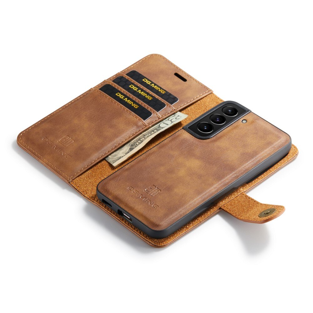 Magnet Wallet Samsung Galaxy S22 Plus Cognac