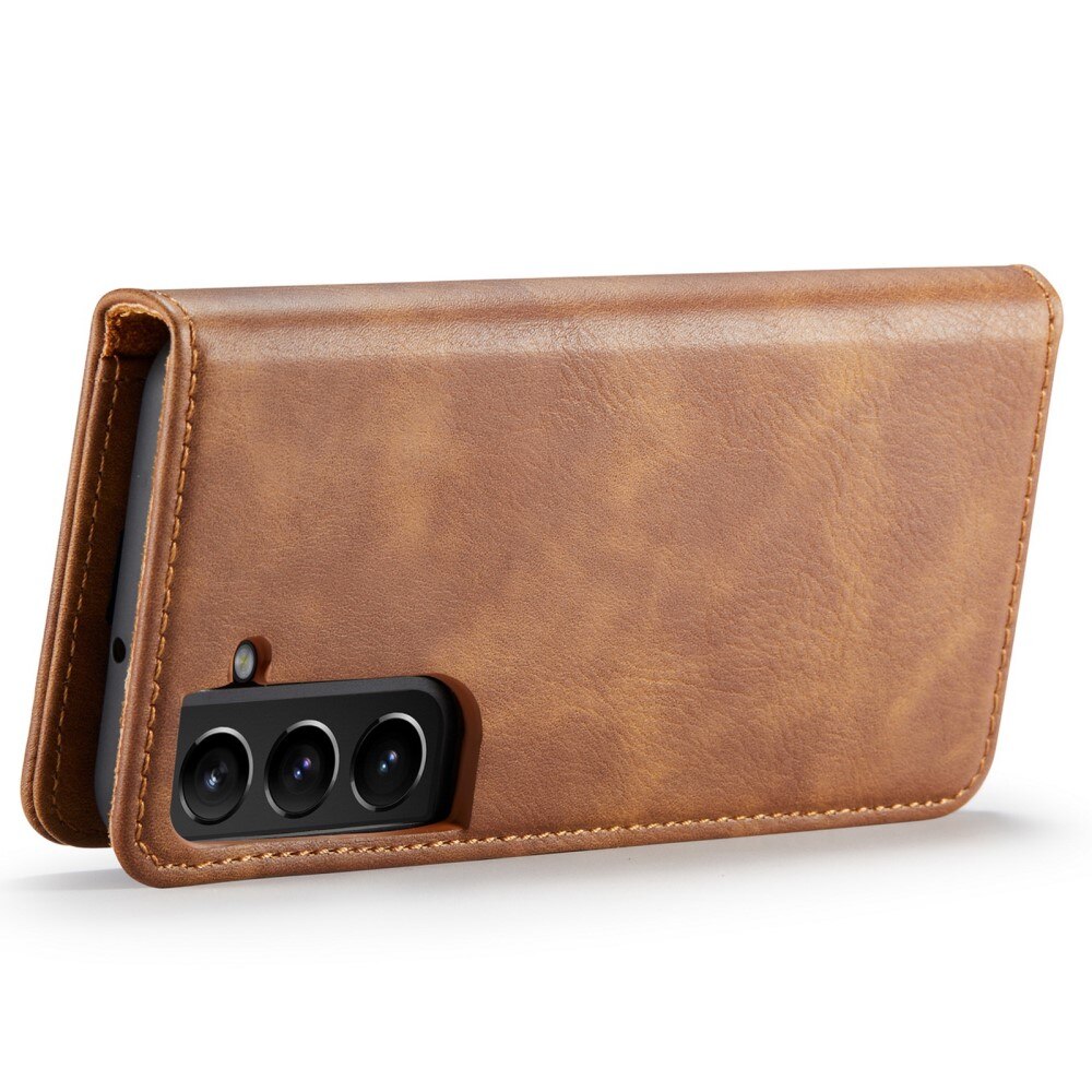 Magnet Wallet Samsung Galaxy S22 Plus Cognac