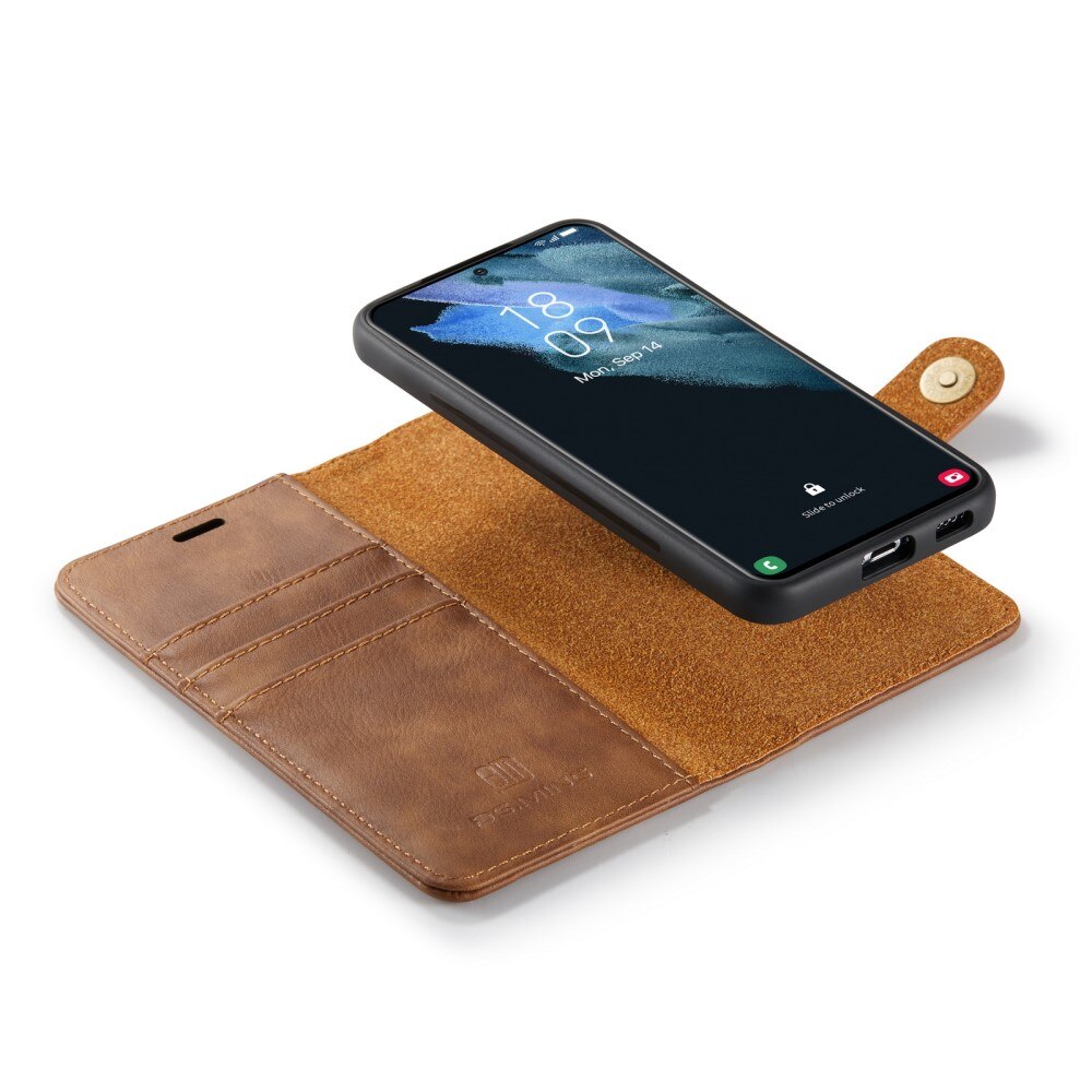 Magnet Wallet Samsung Galaxy S22 Plus Cognac