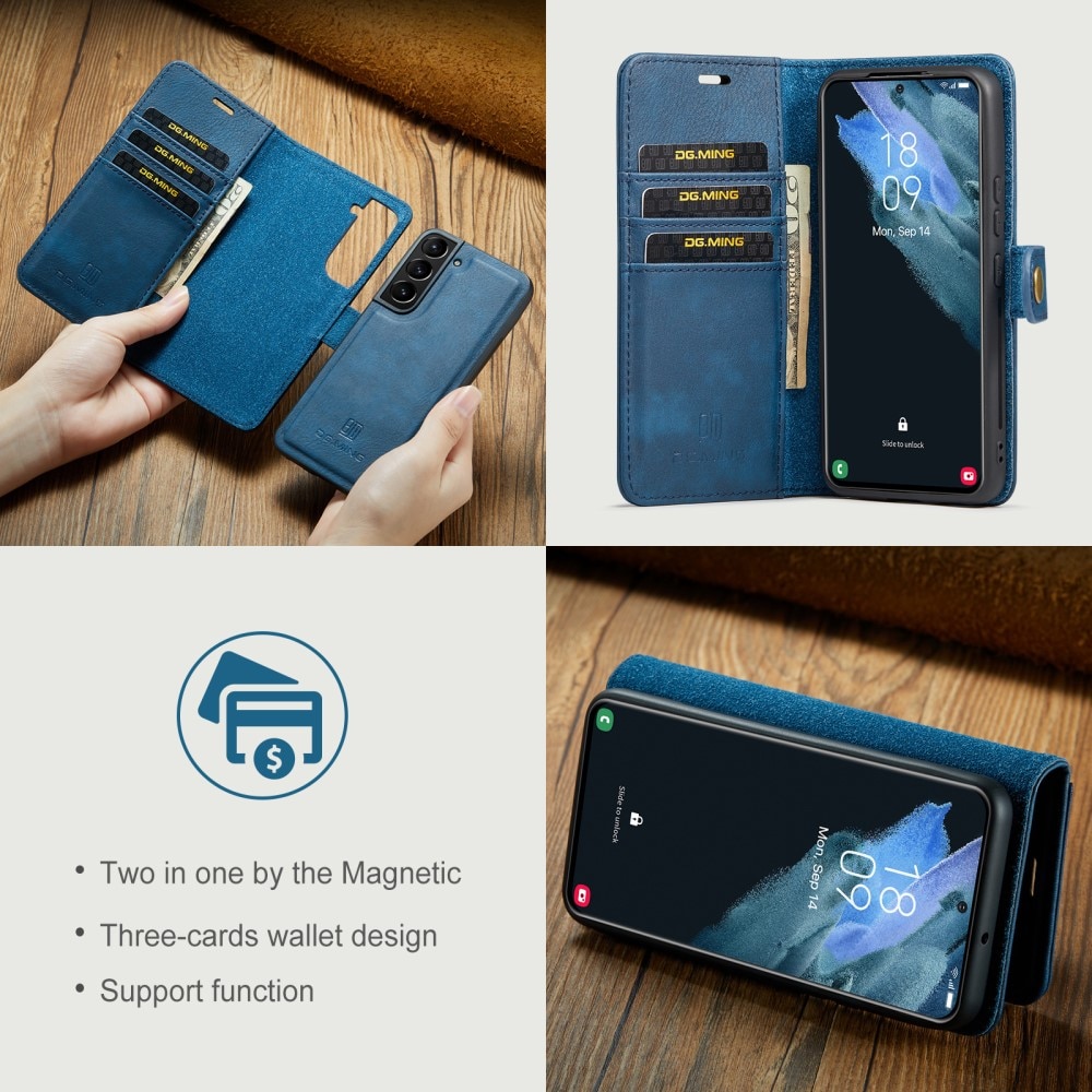 Magnet Wallet Samsung Galaxy S22 Blue