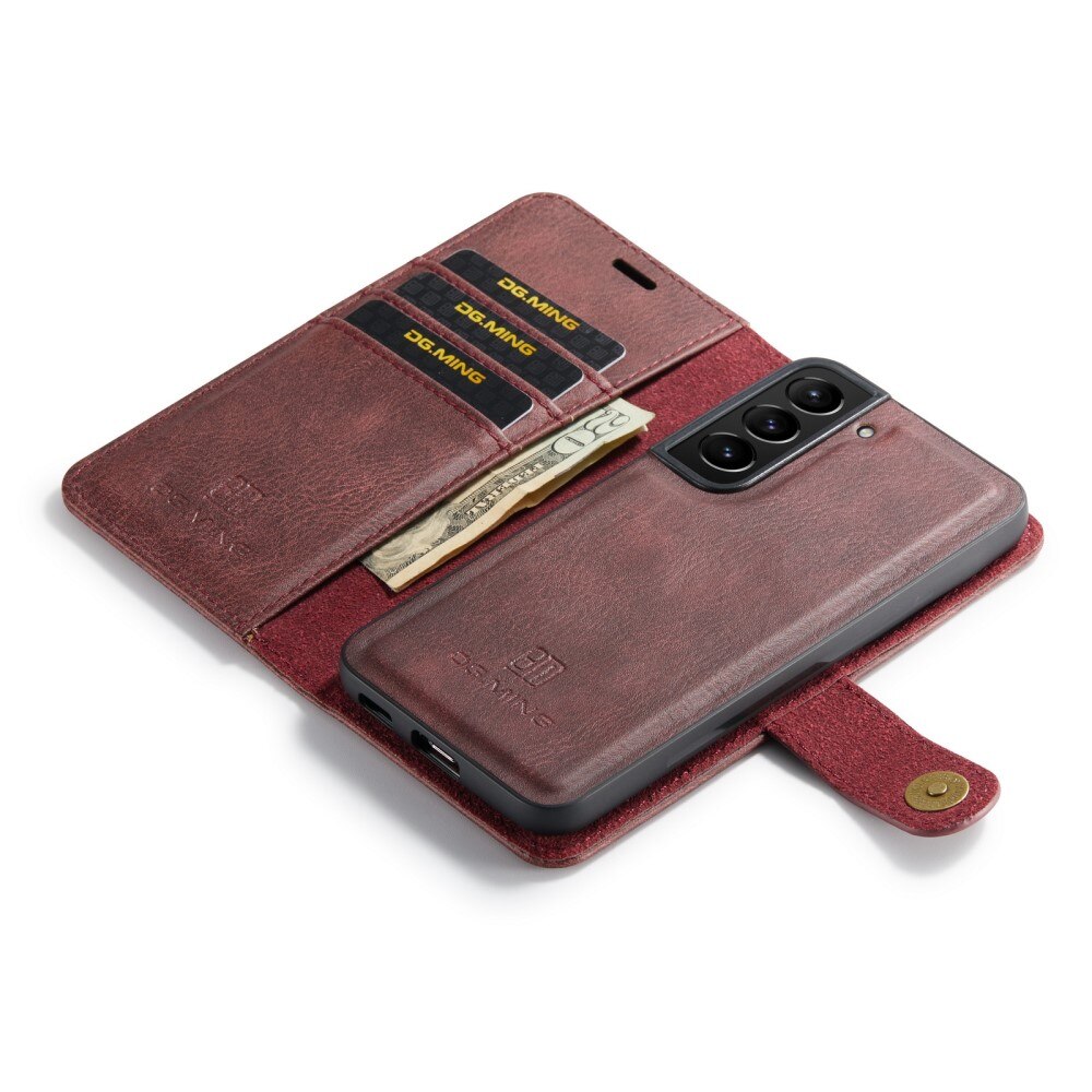 Magnet Wallet Samsung Galaxy S22 Rød