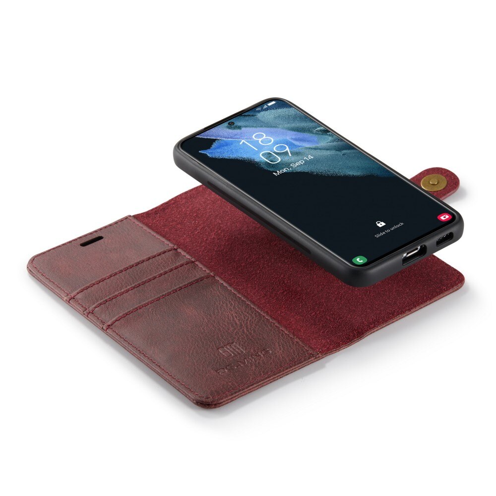 Magnet Wallet Samsung Galaxy S22 Rød