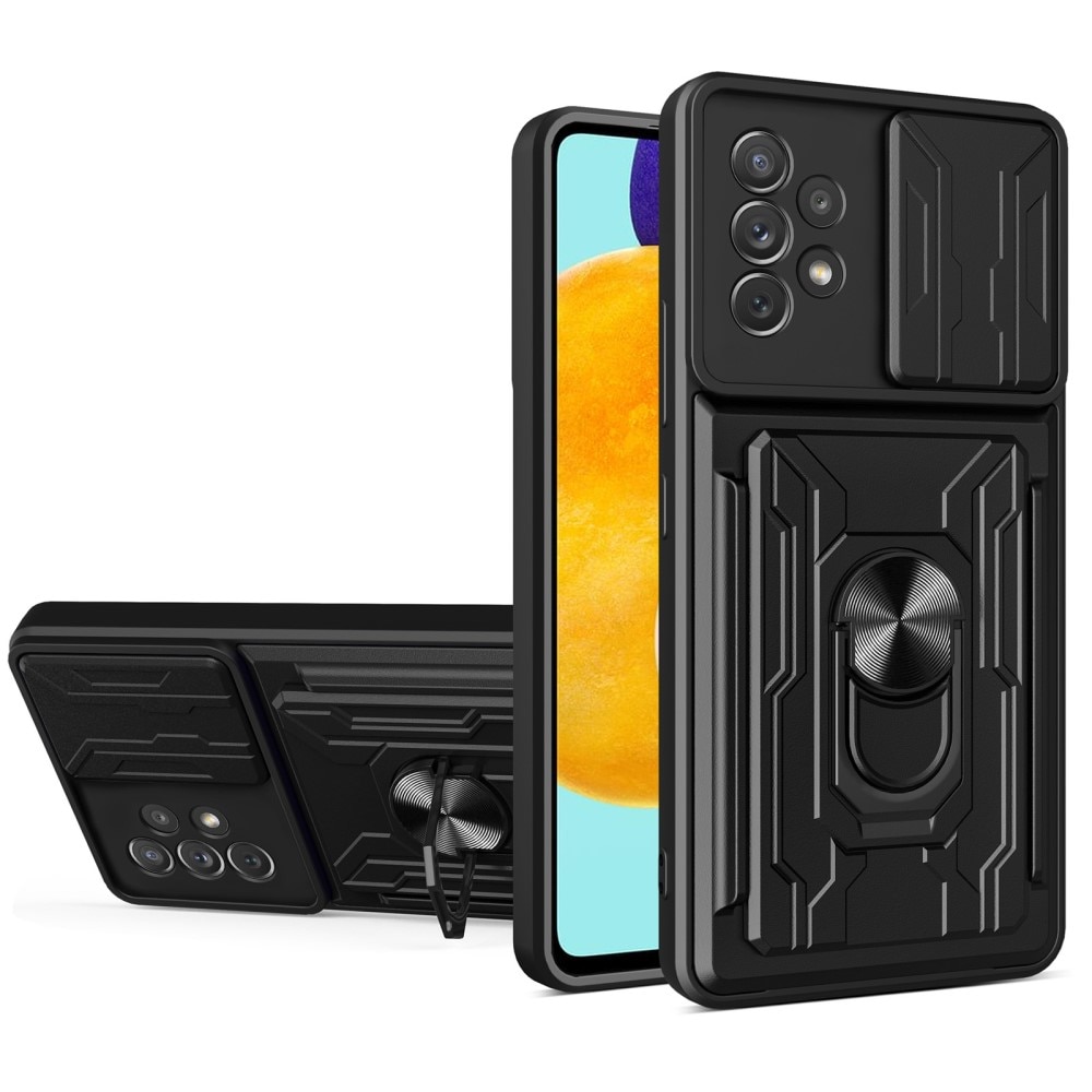 Hybrid Card Slot Case+Camera Protection Galaxy A53 sort