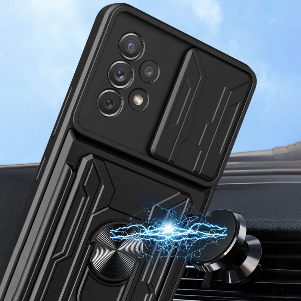 Hybrid Card Slot Case+Camera Protection Galaxy A53 sort