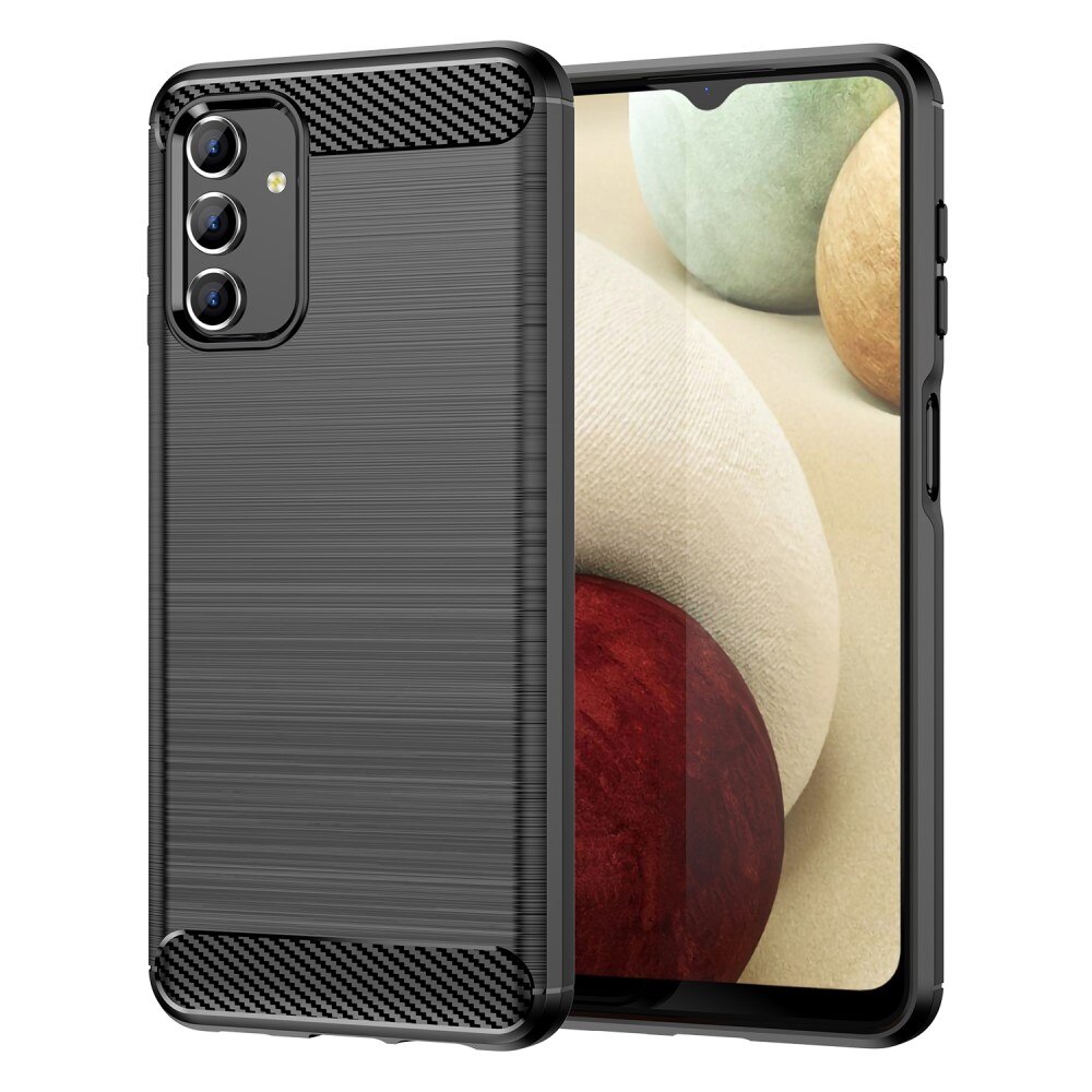 Samsung Galaxy A04s/Galaxy A13 Cover TPU Brushed Sort